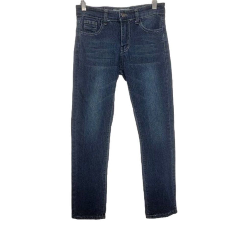 𝅺BLUE Rag Dark Wash Straight Leg